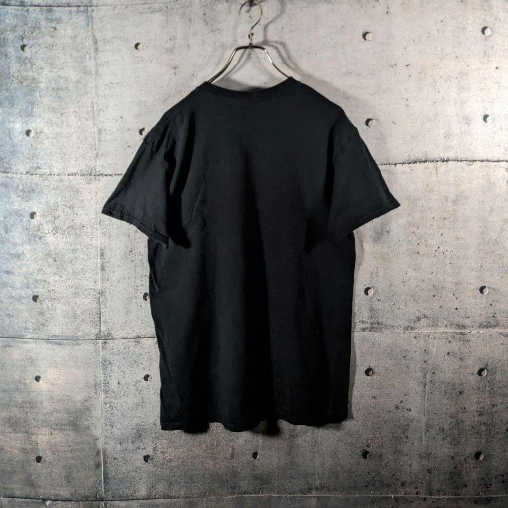 [USED] Naruto Boys Edition Vintage Academy Anime T-Shirt, Large Print, Black