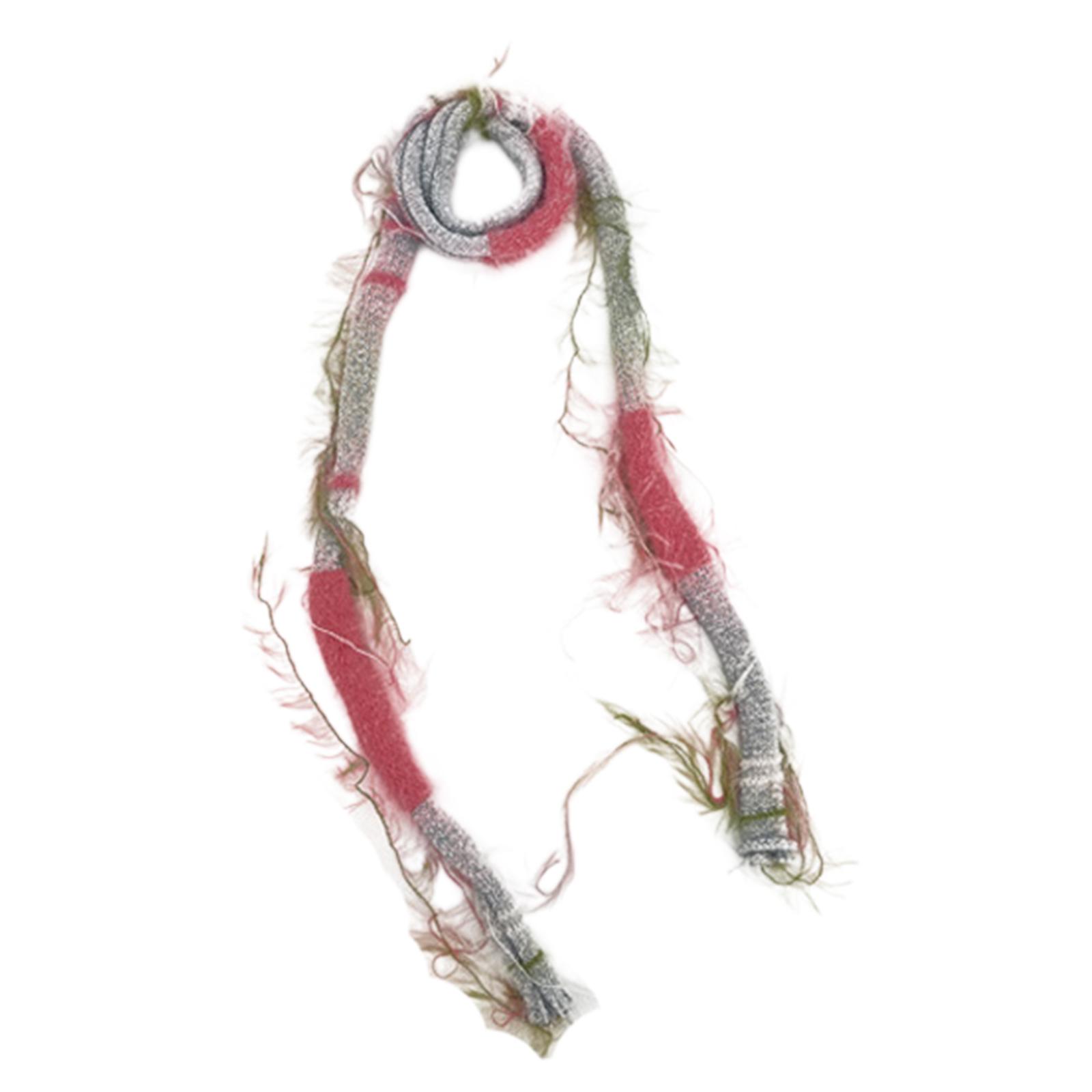 

Furry Scarf for Women Long Skinny Belt Necktie Neck Scarf Y2K Girls Photo Props Long Neckerchief Skinny Scarf Necktie 1