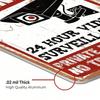 4 Pack Private Property Video Surveillance Signs, Weatherproof Rustproof Aluminum Security Camera Sign for Home Yard Garden Outdoor