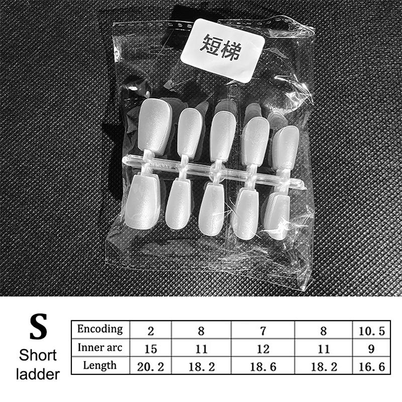 100Pcs Press On Nail Tips Full Cover Ultra-Thin False Nails Patches Gel Nails Extension System Clear Fake Nails Art Accessories