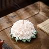 Handmade Ceramic Flower Thread Incense Base Home Living Room Decoration Incense Burner