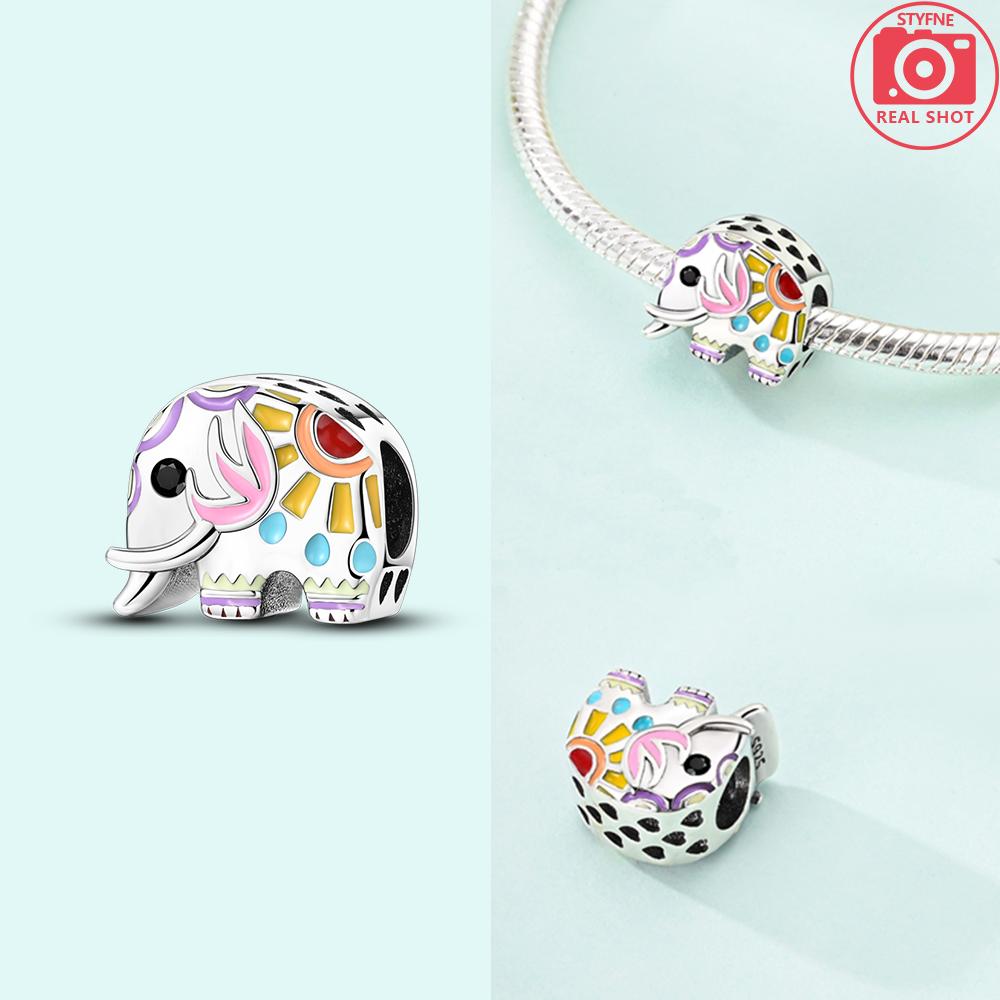 Exquisite Animal Firefly Blue Bow Dolphin Beads Fit Bracelet Charms Copper Original Jewelry Making Women Anniversary Gifts