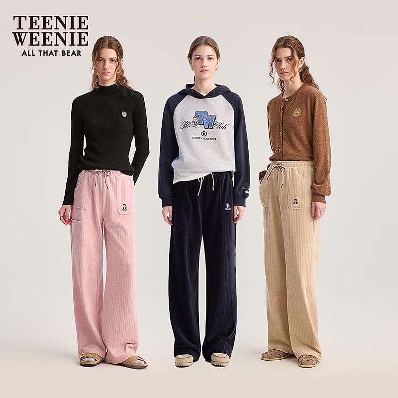 Teenie Weenie Women's Retro Chenille Straight Leg Sweatpants