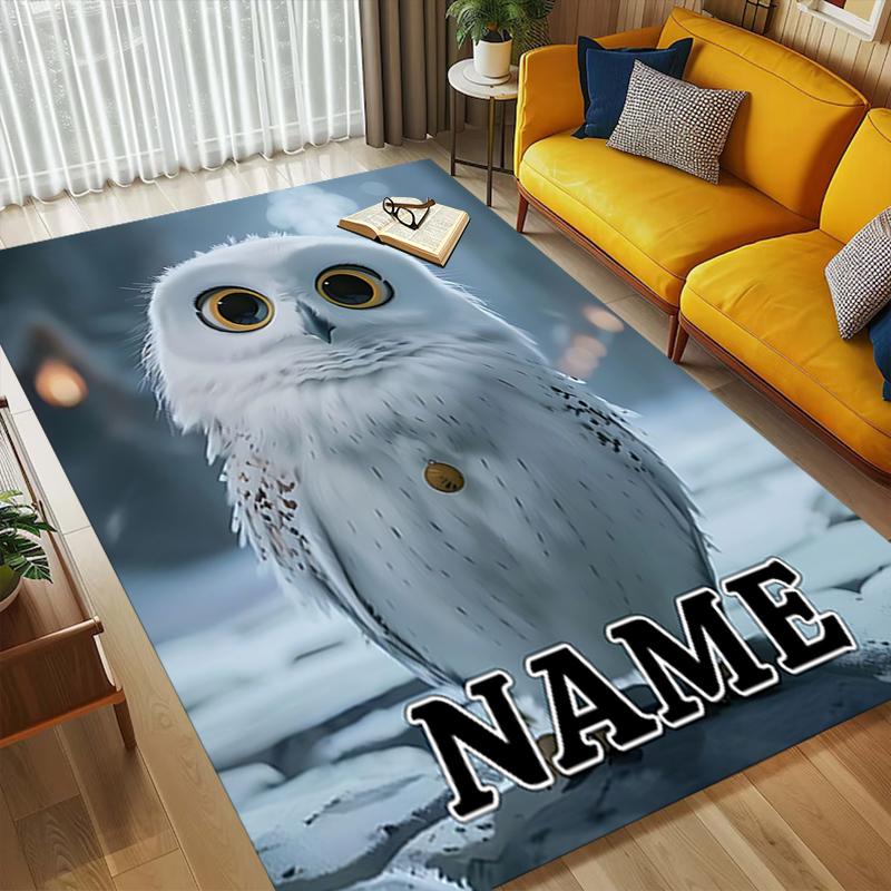 Custom Name Harry Potter Living Room Non-Slip Area Rug Soft Carpet for Bedroom Kids Playroom Sofa Office Home Decor Doormat