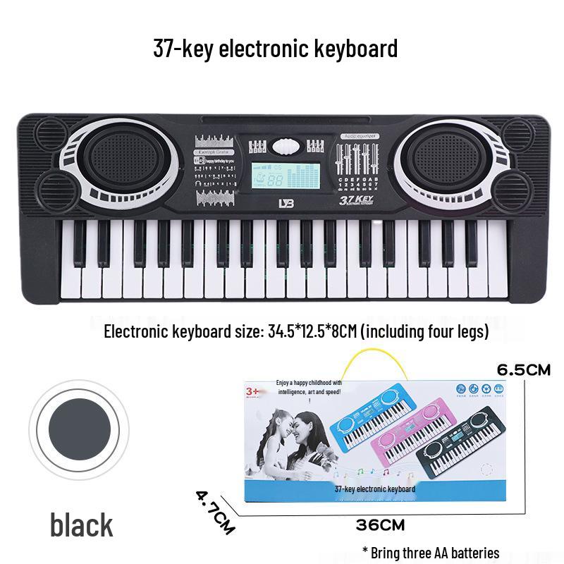 

37-клавишная многофункциональная электронная детская клавиатура-пианино