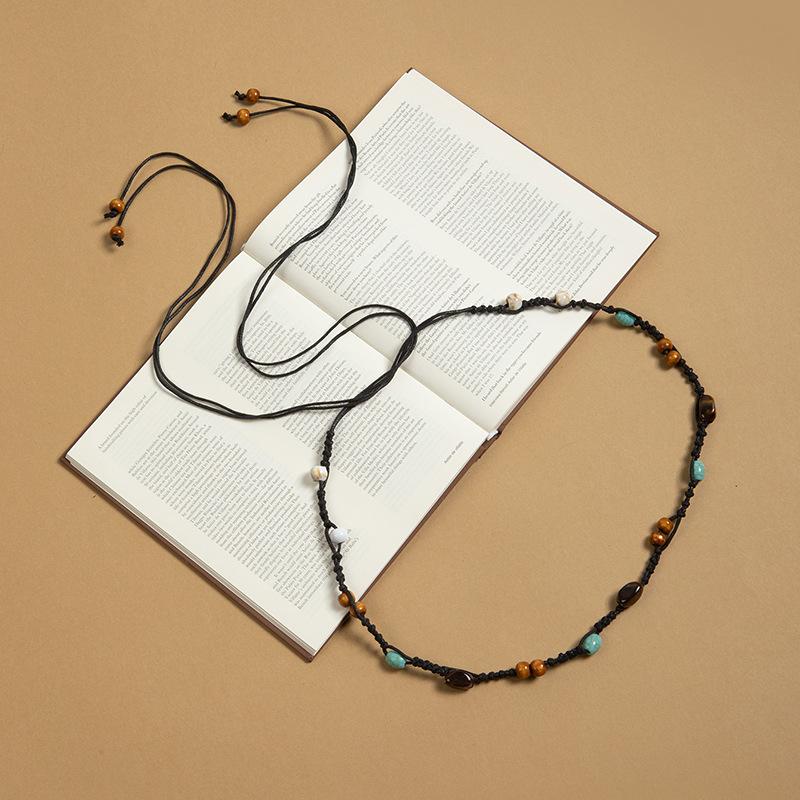 Bohemian retro style fringed waist chain women's exquisite hand-woven waist rope with skirt spring and summer ethnic style belt