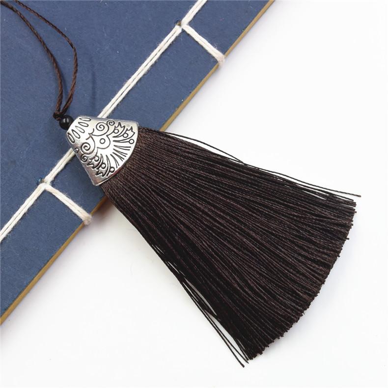 Pure Handmade Fish Mouth Tassel Ear Bag Hanging Keychain Special Alloy Metal Hat Tassel Ear Pendant Pendant