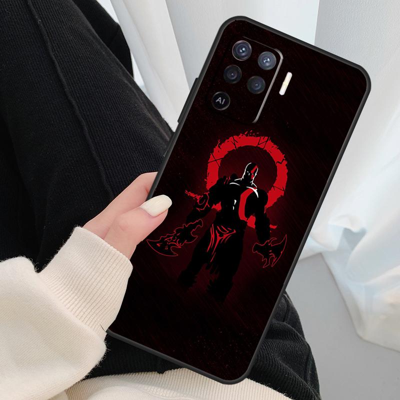 God of War Case For Oppo A96 A76 A16 A60 A98 A58 A78 A18 A38 A80 A40 A77 A57 A17 A74 A54 A94 A15 A5 Pro