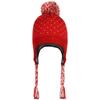 North Peak Beanie Knit Hat for Snow Children RD Skiing, Play, Kids, Juniors, [Fleece Lining/Earm Warmers] NP-9419