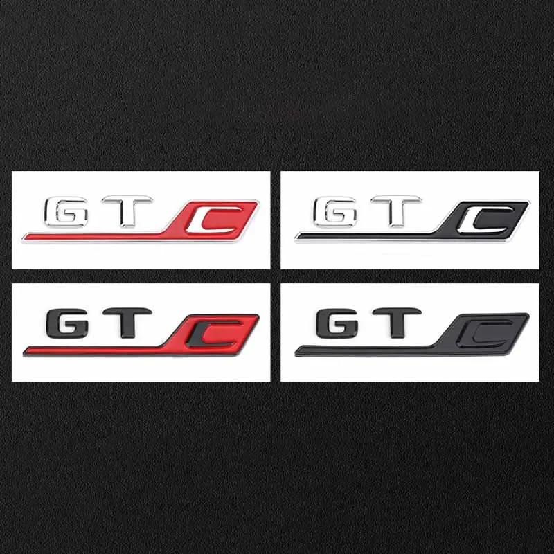 3D ABS GTR GTS GTC Logo Letter Rear Trunk Decal Emblem Badge Sticker For GT R S C GT43 GT63 C190  Car Accessories