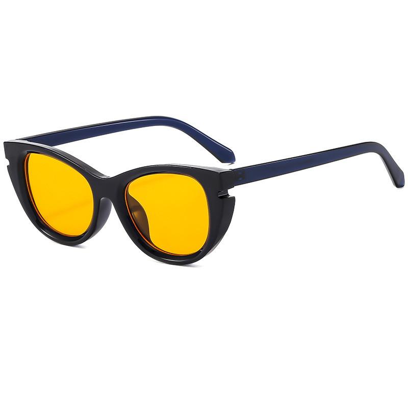 New Retro Small Face Cat Eye Sunglasses For Summer Beach Vacation Uv400 Outdoor Fashion Women