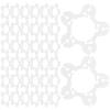 100Pcs Balloon Ring Clips Buckles Reusable Tie Tool for Wedding Birthday Party Balloon Arch Garland Decoration
