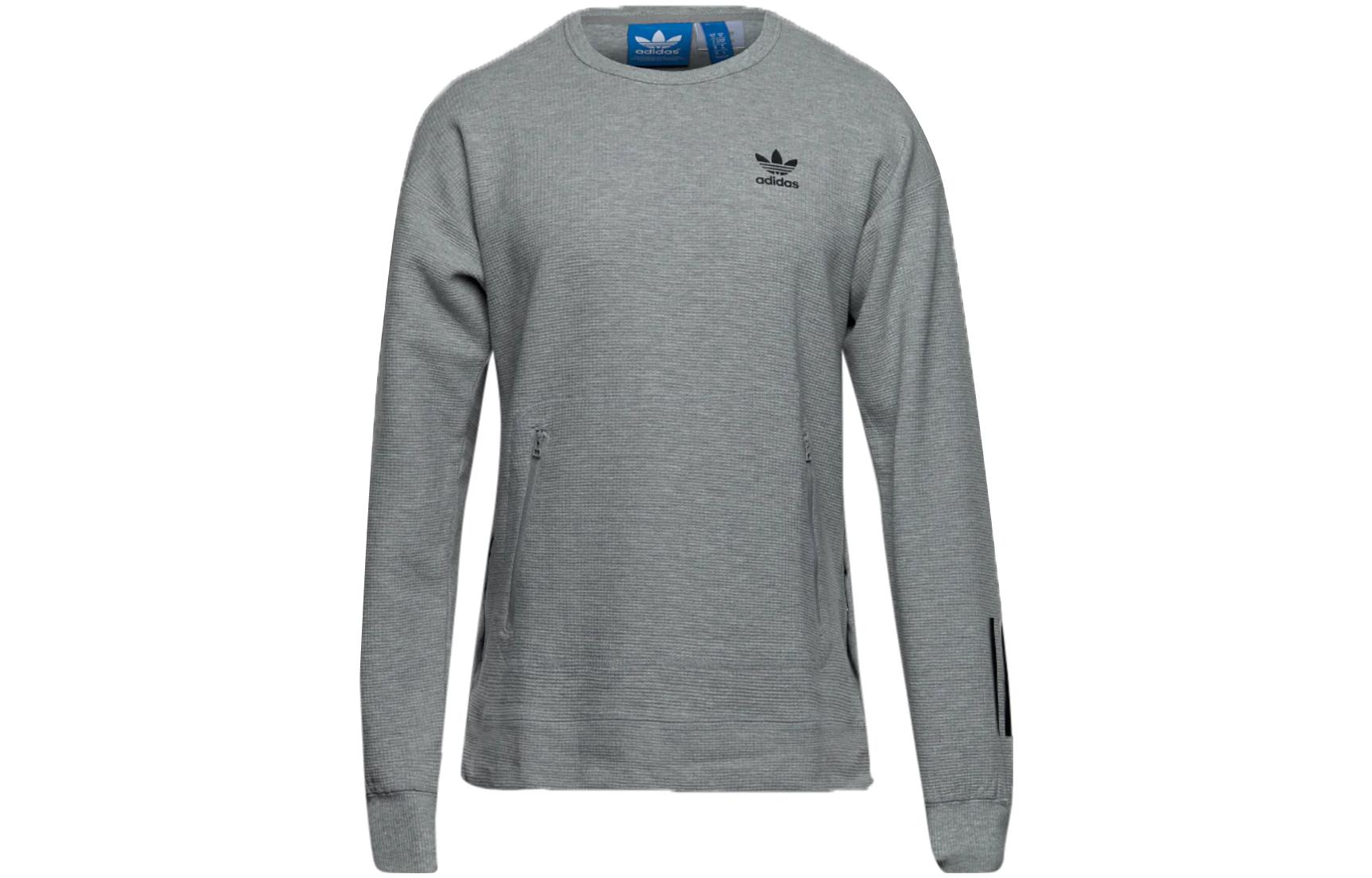 Adidas Three stripe Waffle knit Sweater BK0515 XL