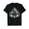 Swimming USA Flag Man Swimmer Swim T Shirt Vintage Washed Streetwear Breathable Stylish Unisex Designer Clothes