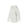 Fw22 Athletics Solid Loose Fit Hoodie Women Hoodies Jade-White A11W241219FWT