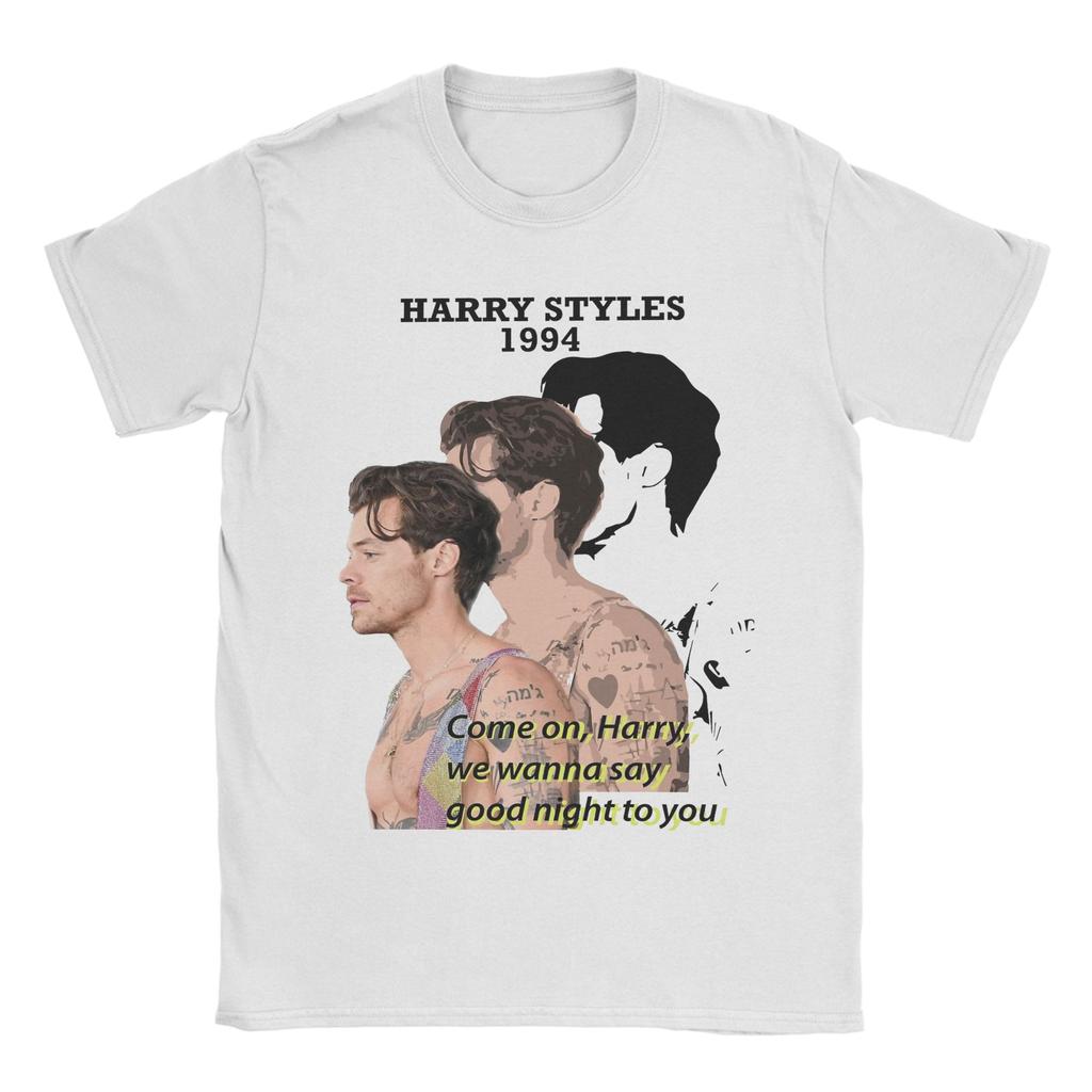 Unisex Unisex Harrys Kiss All The Time Album T Shirts Styles Pure Cotton Tops Vintage Short Sleeve Crewneck Tees Plus Size Tshirt
