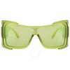 Green Mirror Irregular Ladies Sunglasses Ve4451 54208n 127
