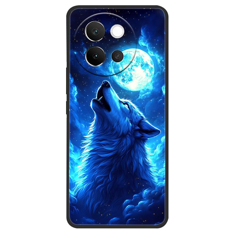 For Vivo V40 Lite 5G Case Marble Soft Matte Silicone Back Cover For Vivo V40 Lite V40Lite Full Coverage Phone Shell 6.78" Coque