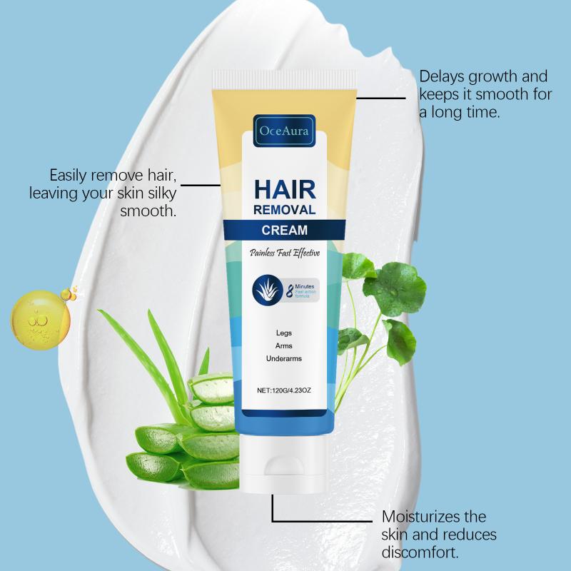 Redness Reducing Hair Remover Cream for Legs Arms Painless and Long Lasting Smooth Summer Skin Formula