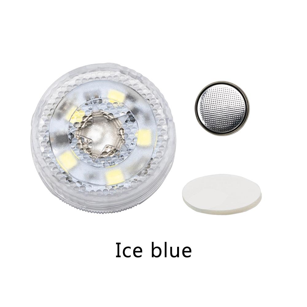 Car Mini Interior Touch Switch Light 5LED Sensor Roof Reading Bulb Ceiling Round Emergency Lamps Cabinet Light Ambient Lamp