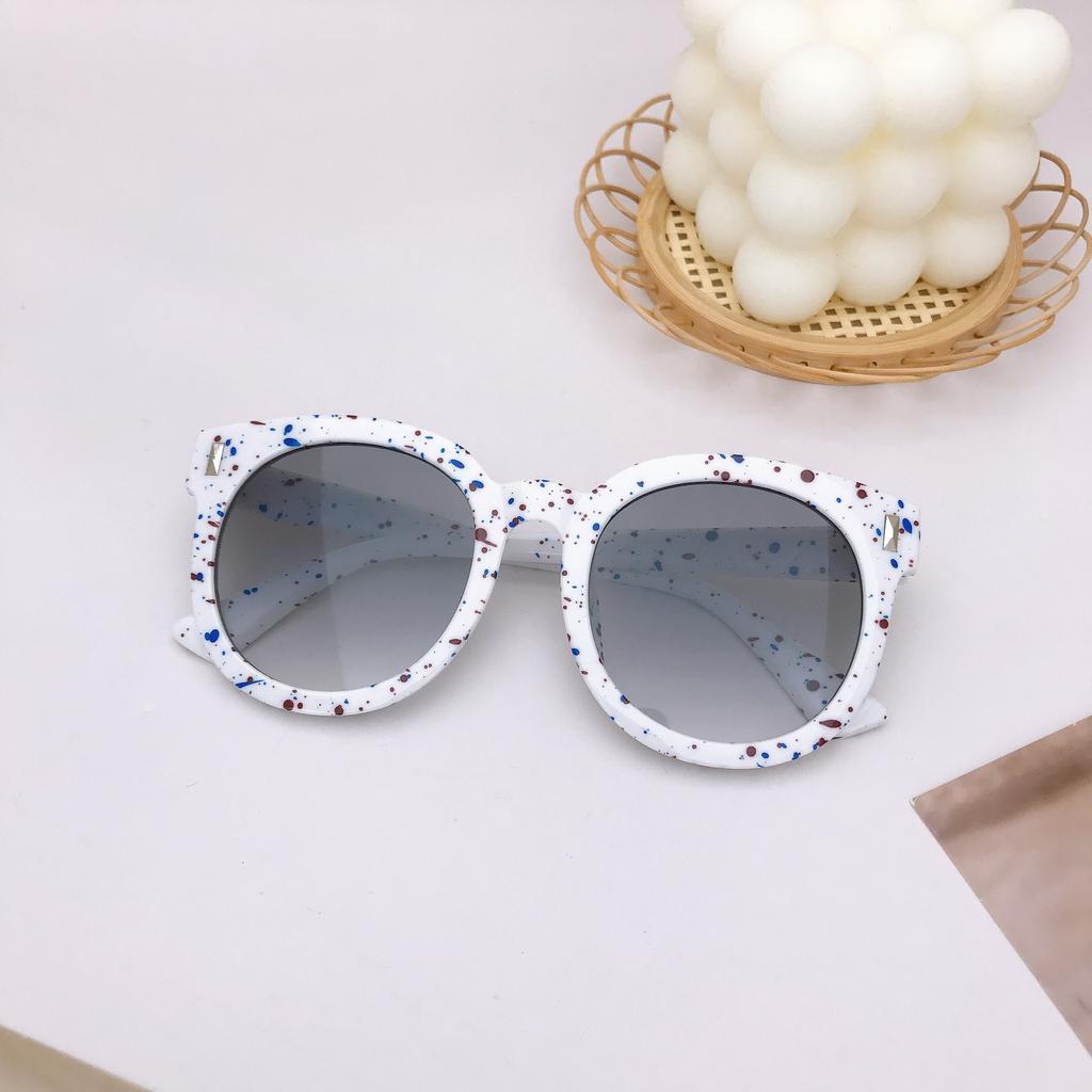 Fashion Children'S Sunglasses Baby Glasses Cute Boys And Girls Oval Frame Sunscreen Eye Protection Glasses Tide