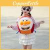 Plush Anpanman Kids Backpack With Cute Cartoon Print Schoolbag Lightweight Gift