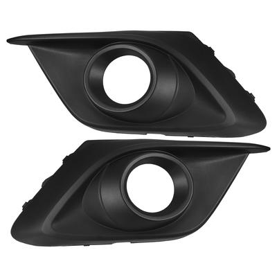 ABSOPRO Moldura da Cobertura da Grelha da Luz de Nevoeiro Dianteira Esquerda e Direita, Número da Peça BHR150C21A/BJS850C11, Compatível com Mazda 3, 2014 2015 2016, 1 Par