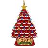 Christmas Tree Ornament 2D Acrylic Flat Hanging Decoration for Holiday Home