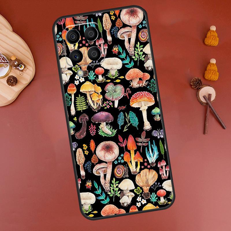 Mushroom Forest Case For Samsung Galaxy M33 M21 M31 M16 M36 M56 M53 M13 M12 M32 M52 M15 M55 M14 M35 M34 M54