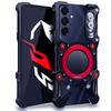For Samsung A16,A15,A26,A56,A36,A52S,A55,A54 Armor Metal Case Cover Magnetic Rimless 360 Shockproof Rotating Stand Bumper Case