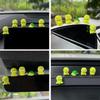 5Pcs Car Dashboard Rearview Mirror Decoration Turtle Ornament Cartoon Resin Animal Ornaments Mini Turtle Diy Accessories