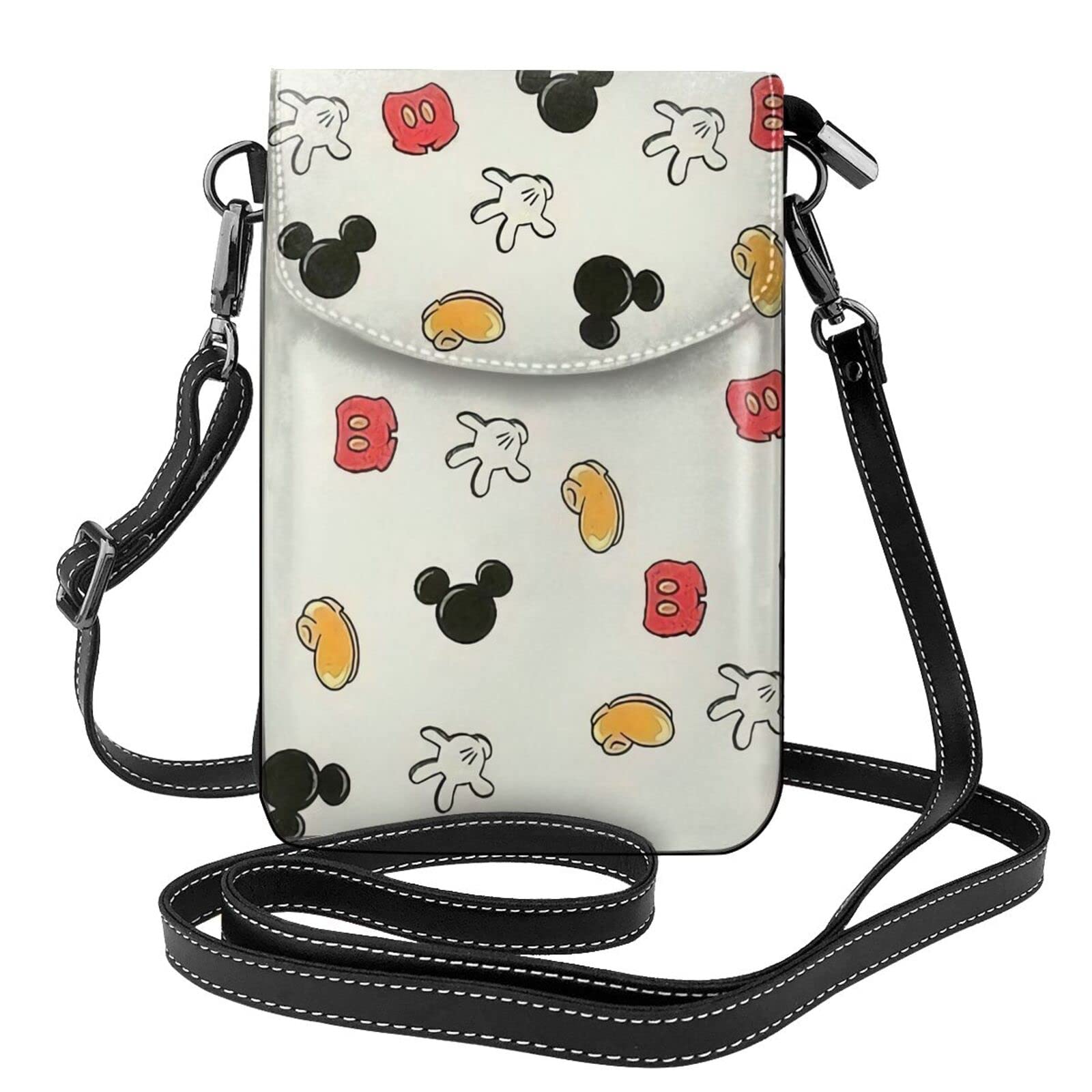 

DOLLBA Mickey Mouse Shoulder Smartphone Walking Bag for PU Multifunctional Crossbody Small Item Cell Phone Card Shoulder Bag Bag, Pouch, Women,