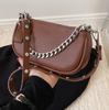Sac à Bandoulière Rétro Décontracté pour Dames Sac à Main Mode à Chaîne Sac Messager Rétro Nouveau pour Femmes