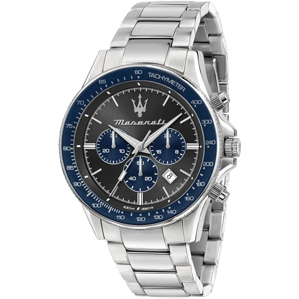 Maserati Sfida Grey Dial Metal Silver Gents Quartz Chronograph R8873640018 серый