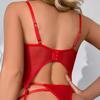 Sexy Lingerie Set Mesh Glamour Flirting Uniform Lace Perspective Temptation Two-piece Set