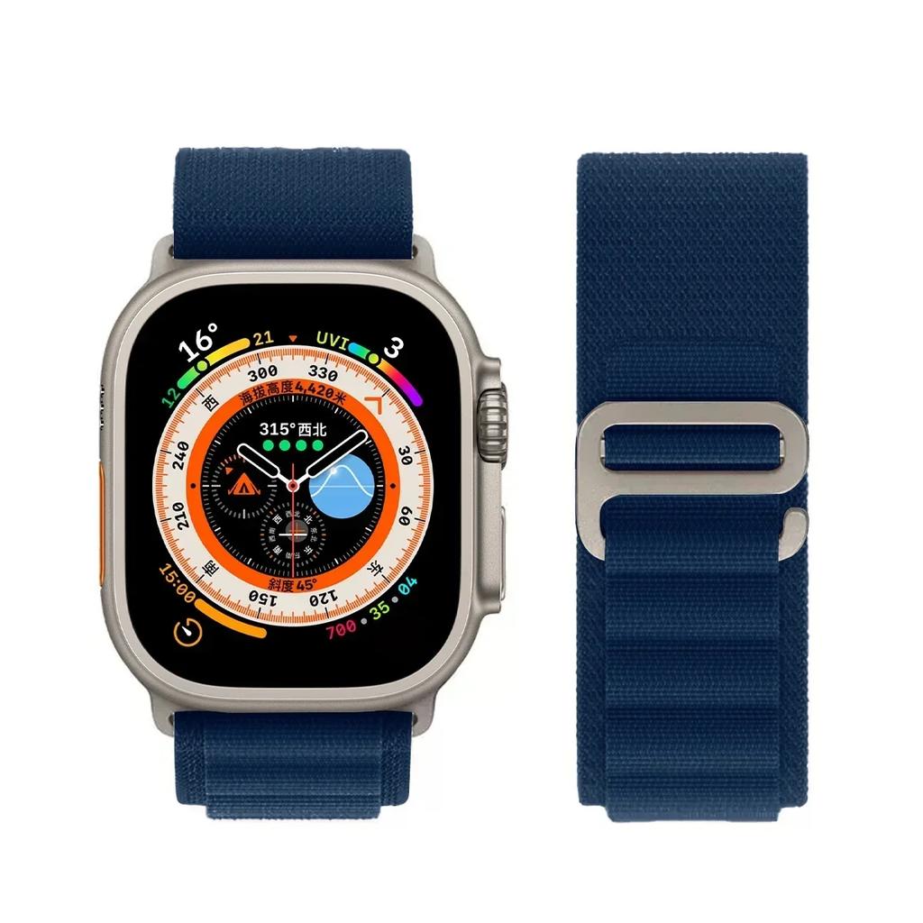 Alpine Loop Band for Apple Watch Strap 49mm 44mm 40mm 45mm 41mm 42mm 38mm Bracelet iWatch Ultra Series 7 6 5 3 Se 8 9 CorreaBelt