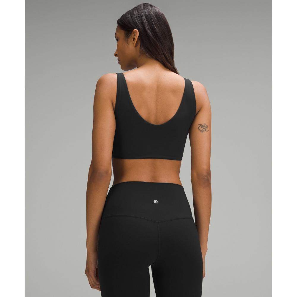 Lululemon Bend This SCoop And SquAre BrA  Light Support  A C Cups blACk