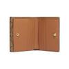 COACH Morgan Canvas Leather Wallet Small Women's Khaki (Unisex) Wallets CH387 IMU4V