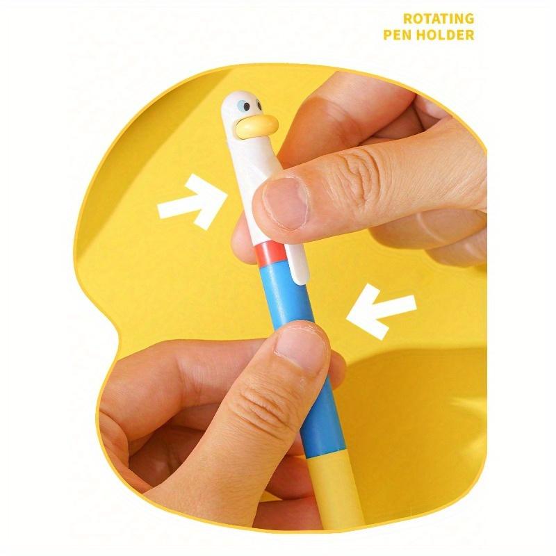 Duck Pens Fingertip Small Pulley Roller Skating 0.5mm Ballpoint Black Color Gel Ink For Writing Office School Back To School