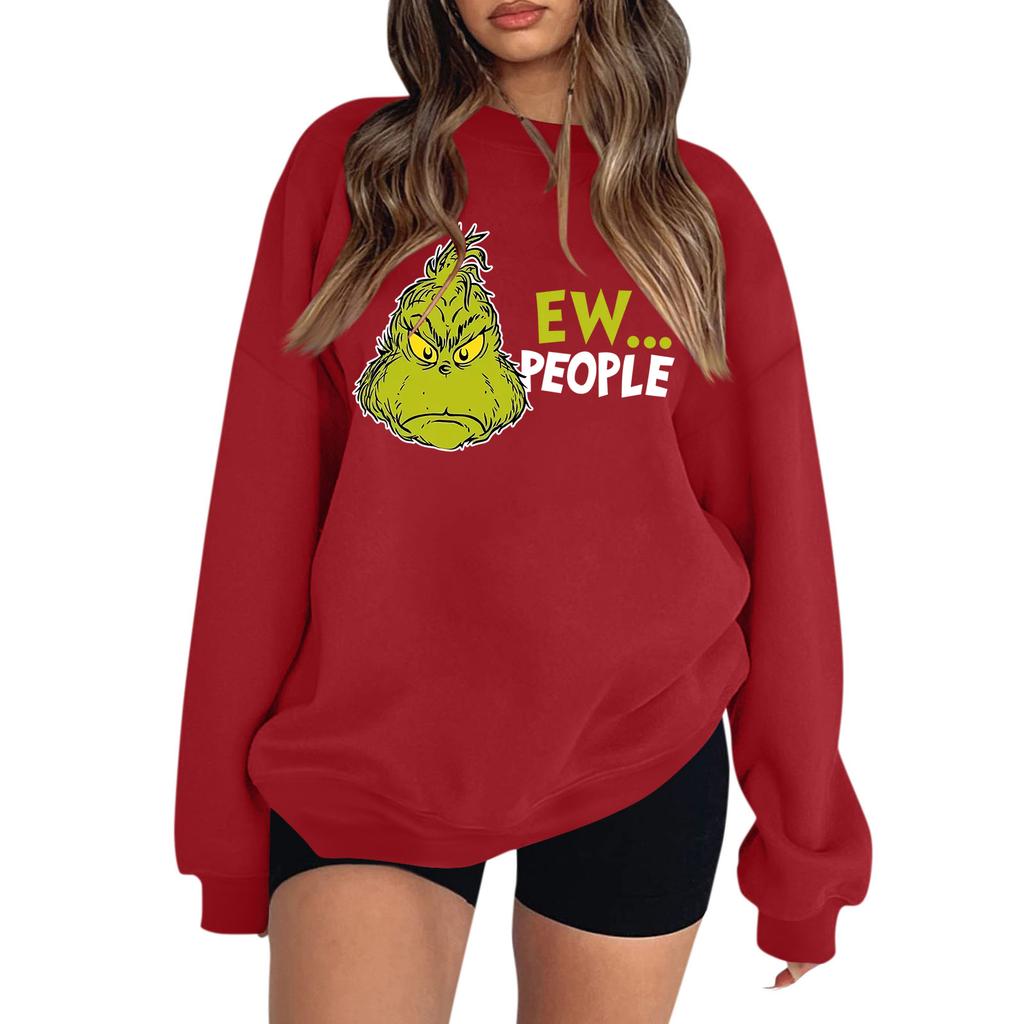 Dámská mikina Colorblock Dlouhý rukáv Kulatý výstřih Neformální Pohodlné Volné Lehká dámská mikina