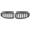 Front Kidney Grille Grill Compatible For BMW 2005-08 E90 E91 323i 328i 335i M-Color Gloss Black