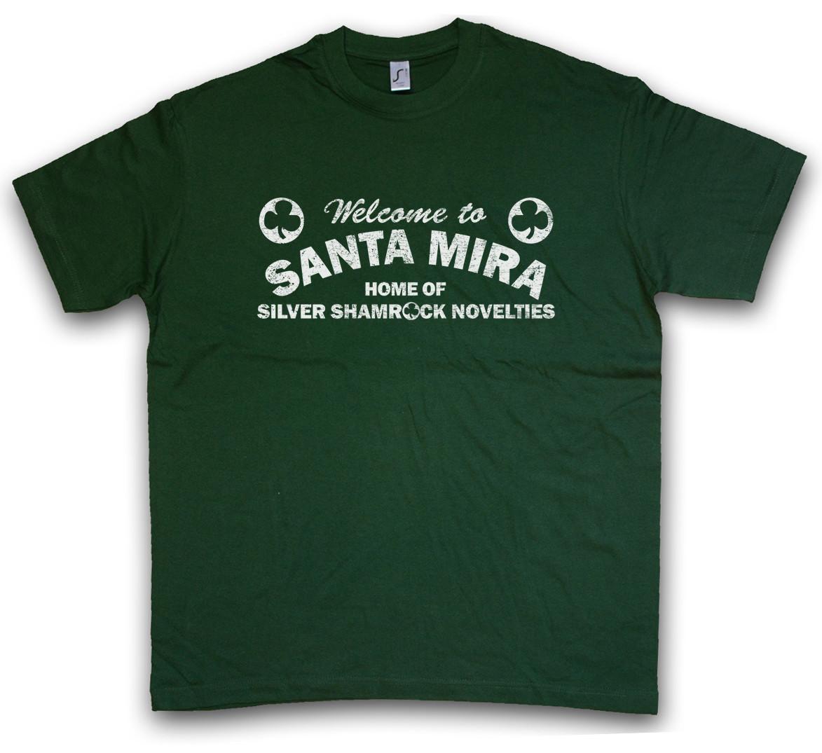 SANTA MIRA T-SHIRT Road Sign Insignia Logo Company Cloverleaf Halloween City XXXXL
