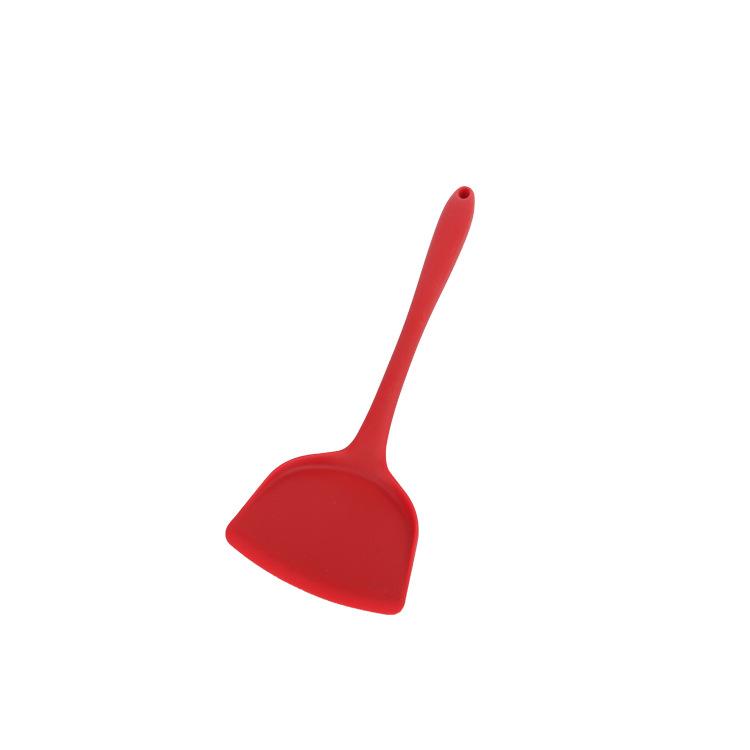Silicone spatula non-stick pan cooking shovel high temperature resistant household frying shovel cooking spoon frying fish shovel kitchen silicone