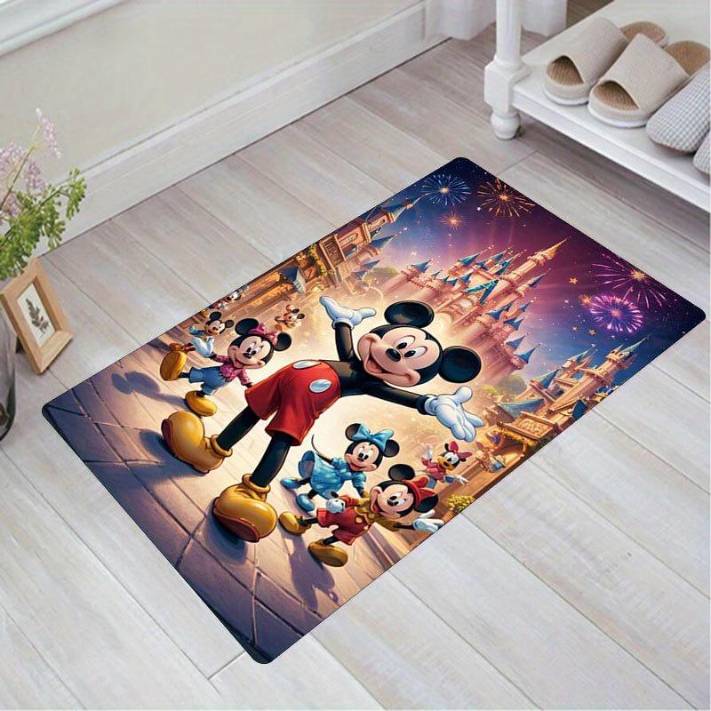 1pc Disney Mickey Mouse and Minnie (50)01 Pattern Carpet Area Rug Non slip Carpet Hand Washable Floor Mat Suitable For Living Room Bedroom Home Decor