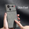 Retro Leather Skin Feel Case For ZTE Nubia Z80 Ultra Z80Ultra Shockproof Matte Silicone Soft Case Cover