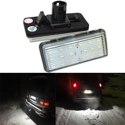 2 pezzi luci targa a LED per auto 12v per Toyota Land Cruiser Prado 120 Land Cruiser 200 Lexus Lx470 570 senza errori