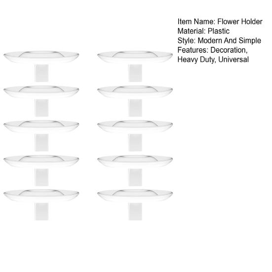 10/20/30Pcs Floating Floral Arrangement Holder Clear Floating Flower Display Stand Hydroponics Water Planting Flower