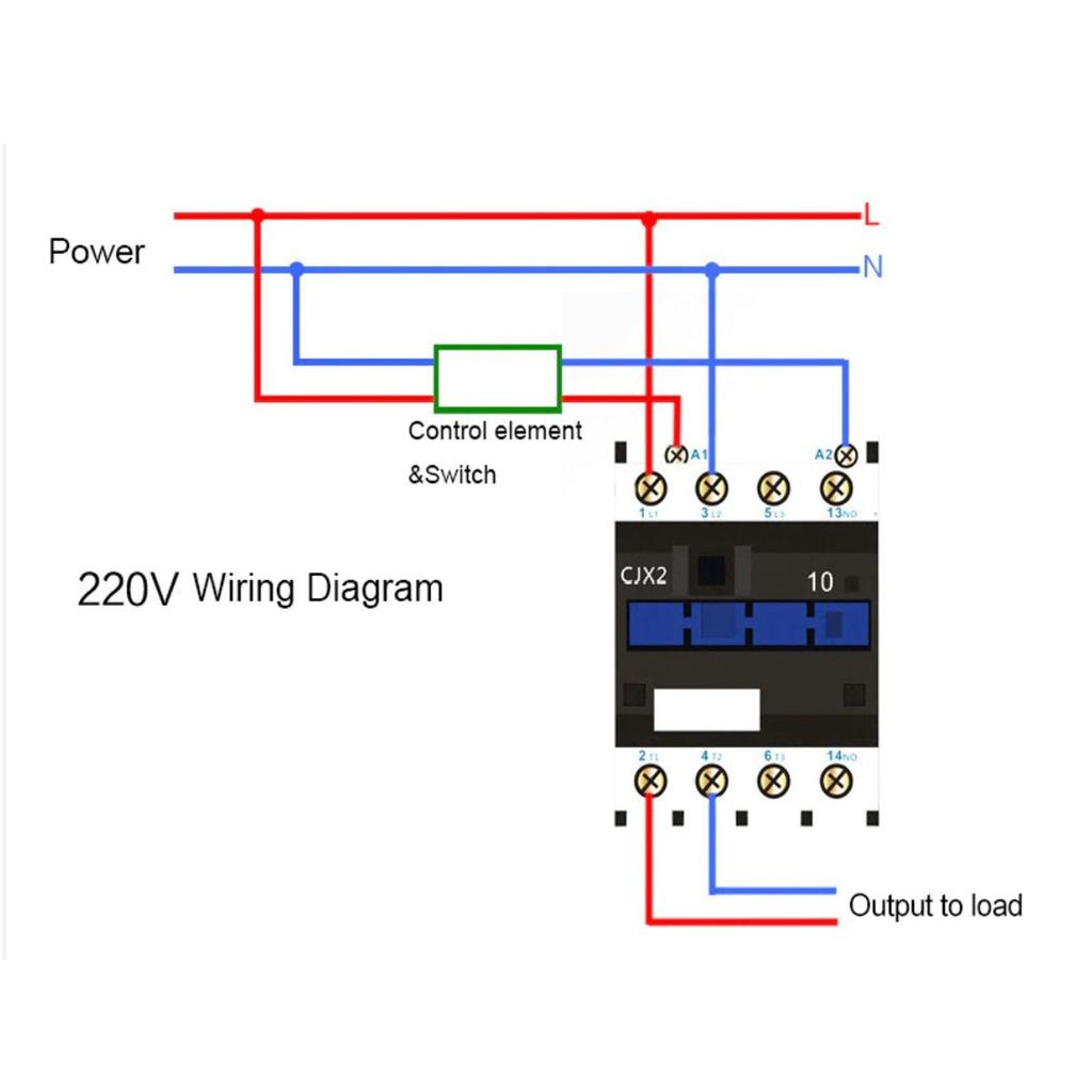 AC36V 80A Contactor Silver Contact 3 Phase Low Pressure Electric Contactor for Power Application