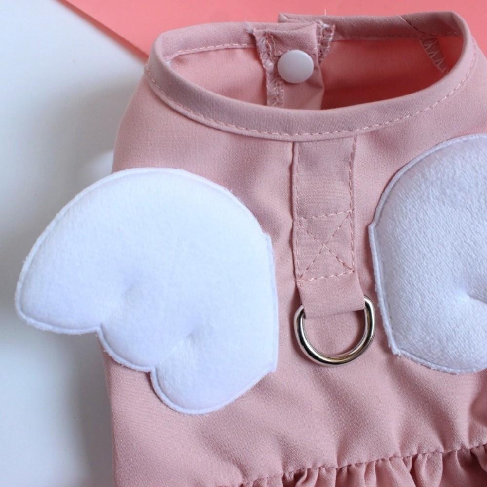 Adorable Dog Wings Skirt Comfortable Puppy Princess Dress Cat Traction Skirt  Pet Show
