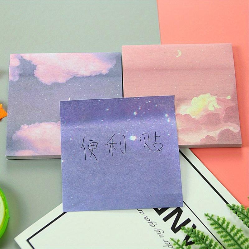 24Pcs Sparkling Starry Sky Convenience Stickers with High Appearance Limited for Students N TimesTearable Notes,Message Notes, Memo Notes, Label Stick